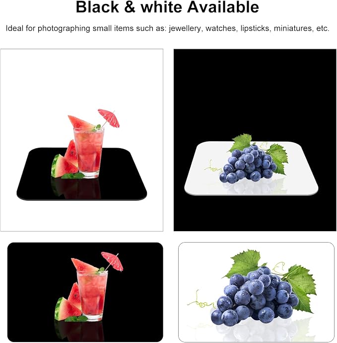 PULUZ 8"x8"/ 20x20cm Acrylic Reflective Display Background Board - Image 4