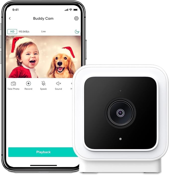 Cam V3 Smart Home Security Camera, Indoor/Outdoor Use, IP65-Rated 1080p Plug-in - Image 6