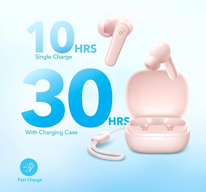 Soundcore by Anker P20i True Wireless Earbuds, with Big Bass, 30H Playtime | Bluetooth 5.3, Water-Resistant, 2 Mics for AI Clear Calls, 22 Preset EQs, Customization via App - Image 3