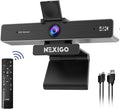 Zoom Certified, NexiGo N950P 4K Zoomable Webcam, RF Remote, Sony_Starvis Sensor by NexiGo