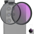 NEEWER 67mm CPL Filter with Cold Shoe Phone Lens Clip, HD Polarizing Filter by Neewer
