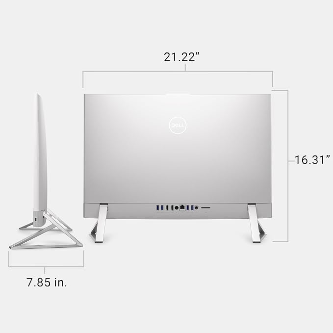 Dell 23.8" All-in-One Desktop, FHD, Intel Core 5 120U, Windows 11 Home | Intel Graphics, 512GB SSD, 16GB DDR5, Dolby Atmos Speakers, Wi‑Fi 6E, Keyboard & Mouse, EC24250 - Image 7