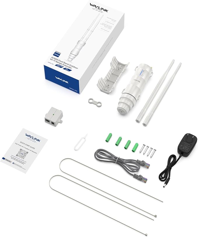 Outdoor Access Point, WAVLINK AC600 Long-Range WiFi Router/Extender, IP67 - Image 9