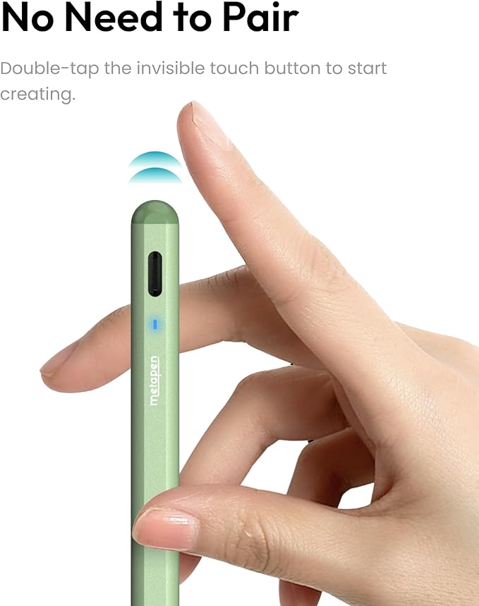 Metapen Pencil A8 for Apple iPad 2018-2026, Palm Rejection, Pixel Precision - Image 7