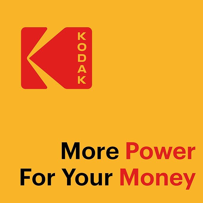 KODAK 9V Alkaline Batteries 9 Volt High-Performance Battery Pack, 10-Year Shelf - Image 6