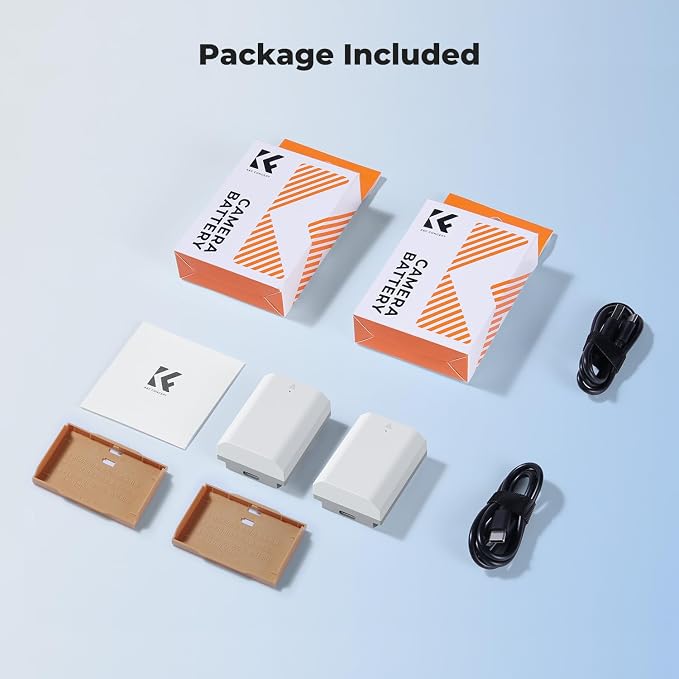 K&F CONCEPT 2600mAh NP-FZ100 Battery, Alpha 9, Alpha 9S, A7Siii Cameras - Image 8