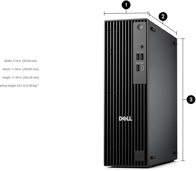 Dell 2025 Slim Business Desktop - Intel Core i9-12900K, (16Core, 24Threads), 64GB DDR5 Memory, 1TB PCIe SSD, Ultra-Quiet Design, Dual 4K Monitor Support, USB-C, Keyboard and Mouse, Windows 11 - Image 5