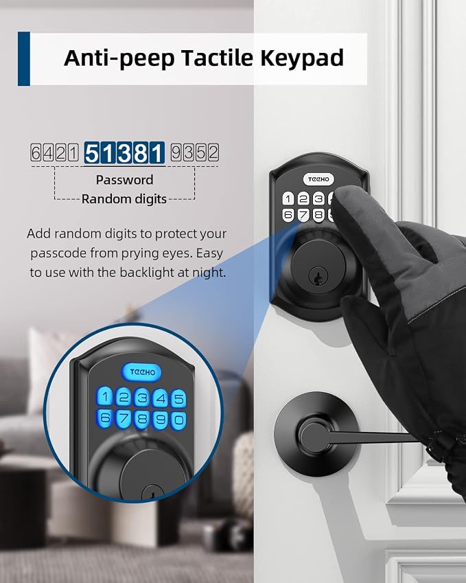 TEEHO TE001L Keyless Entry Door Lock - Image 4