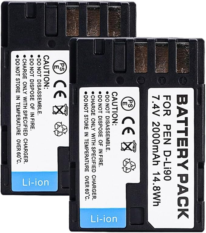 D-LI90 Camera Battery Multifunctional Charger Set Compatible - Image 3