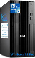 Dell 2026 QCT1250 Tower Desktop Computer 16GB DDR5 RAM, 512GB PCIe SSD | Copilot AI, 14th Gen Intel 4-Core Processor for Busines, Type-C, HDMI, DisplayPort, Windows 11 Pro, Next Gen OptiPlex by Dell