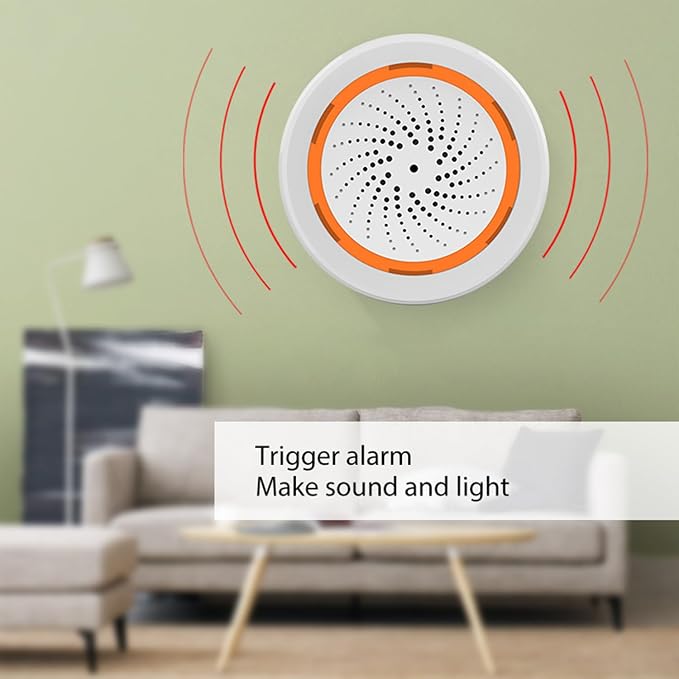 Zigbee Smart Siren Alarm: Wireless Home Security Alarm, Burglar Alarm Sound - Image 3
