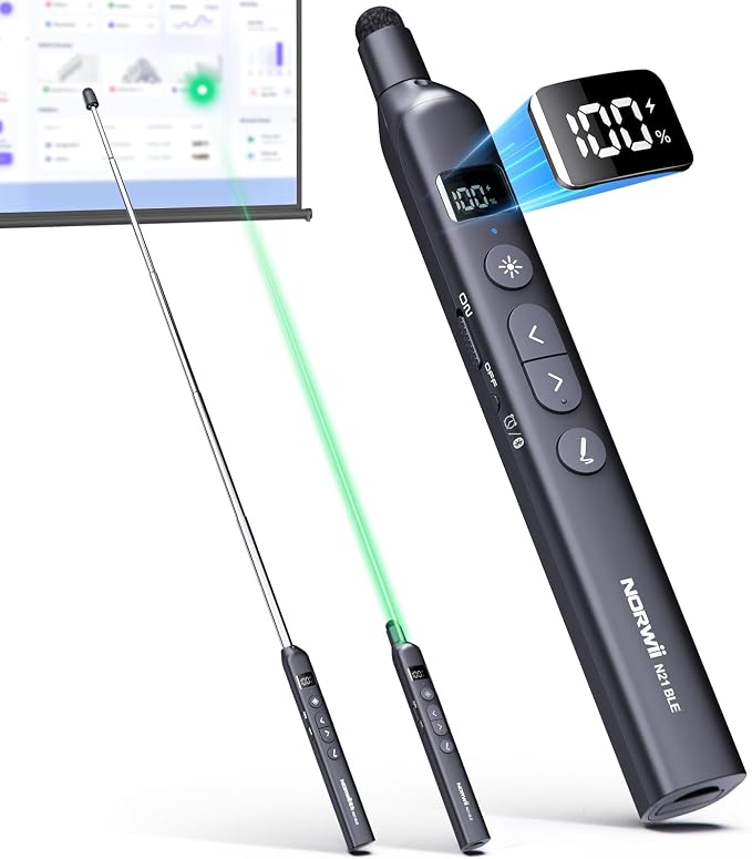 Norwii N21 Bluetooth Presentation Clicker by Norwii