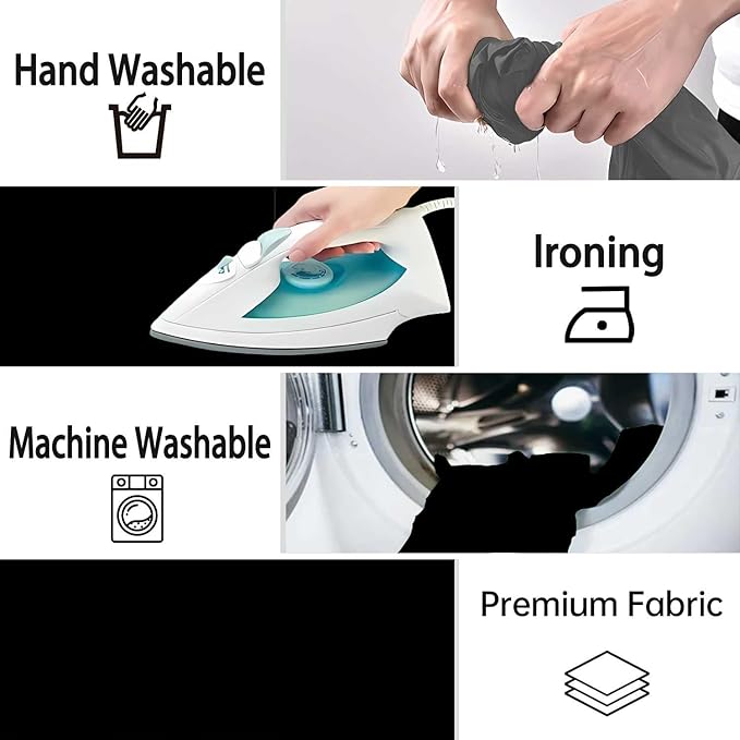 Black Photo Backdrop for Photoshoot, Fabric Background for Product Photography - Image 5