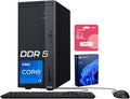 ASUS V500 Home & Business Tower Desktop, 10-core Intel Core i7-13620H Processor, 16GB DDR5 RAM, 1TB SSD, DisplayPort, Wi-Fi 6, Wired KB & Mouse, Win11 Pro, Bundle with ADATA 64GB USB Flash Drive by Unknown
