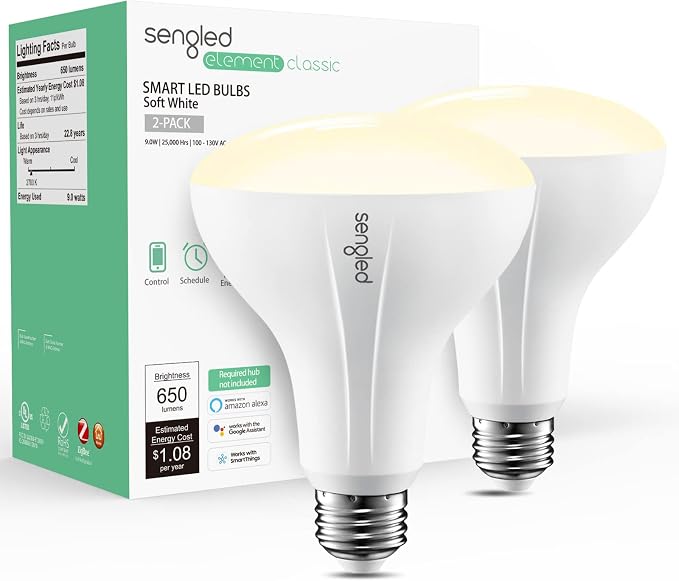 Sengled Zigbee BR30 Smart Bulb, Works by Sengled