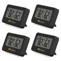 4PCS Mini Digital Hygrometer and Thermometer, Reptile Thermometer by KJCOOSWI