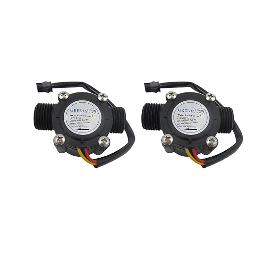 1/2" Water Flow Sensor Food-Grade Switch Hall Effect Flowmeter Fluid Meter by Unknown