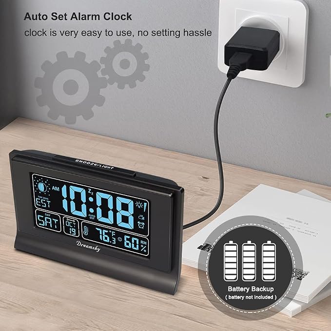 DreamSky Alarm Clocks for Bedrooms - Image 2