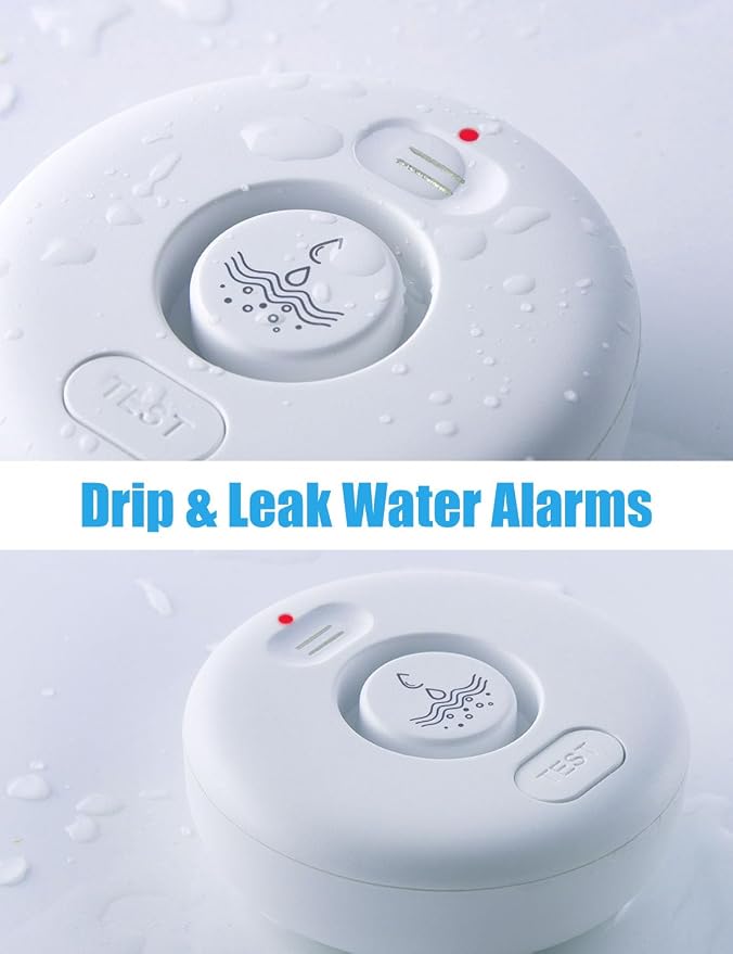 5 Pack Water Leak Alarm Detector, 120dB Loud Alert Water Sensor, IP66 Waterproof - Image 2