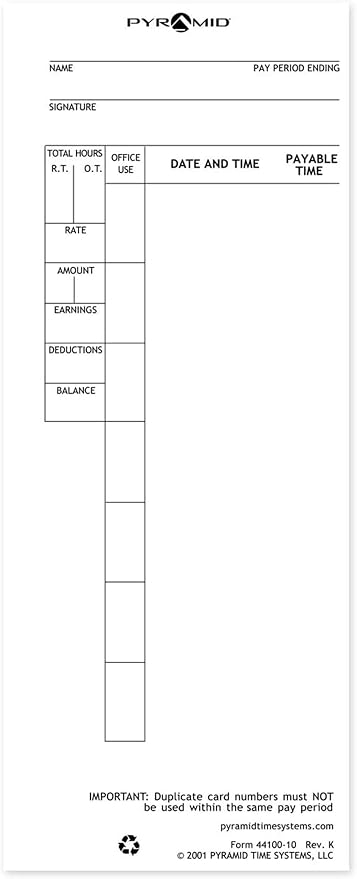 Pyramid Time Systems, 44100-10FMB, 4000PROK and 5000 Series Time Clocks from - Image 3