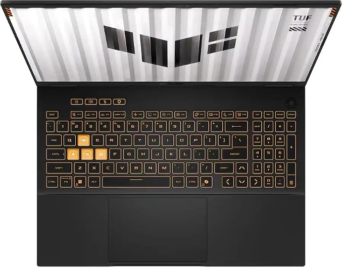 ASUS TUF Gaming F16 Laptop, 16" FHD+ 165Hz LCD 300nits, NVIDIA GeForce RTX5060, Intel Core i7-14650HX, 32GB DDR5 RAM 2TB SSD, WiFi6E, RGB Backlit KB, Win11, Jaeger Gray, w/2TB USB Drive, W/GaLiMu - Image 4