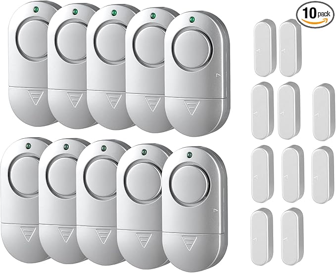 Window Door Alarm, Toeeson 120db Pool Alarm by Toeeson