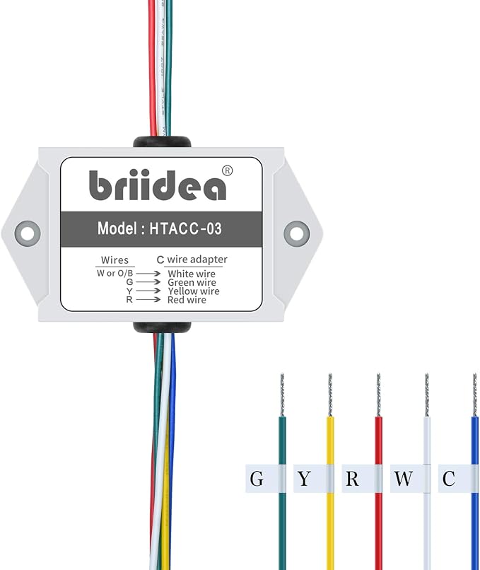 Briidea C-wire Power Adapter, Use by briidea