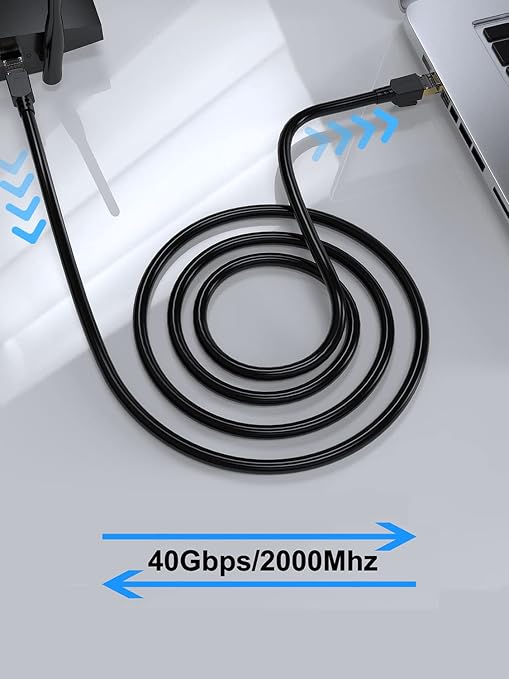 Cat 8 Ethernet Cable 15 ft-5Pack, 40Gbps 2000Mhz Patch Cord, Indoor&Outdoor - Image 6