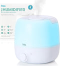 Frida Baby 3-in-1 Cool Mist Humidifier for Large Rooms, Top Fill Humidifier for Bedroom, Allergy Relief, 60 Hour Runtime + Nightlight, Auto Shut-Off, Quiet, Carry Handle, Essential Oil Diffuser by Frida
