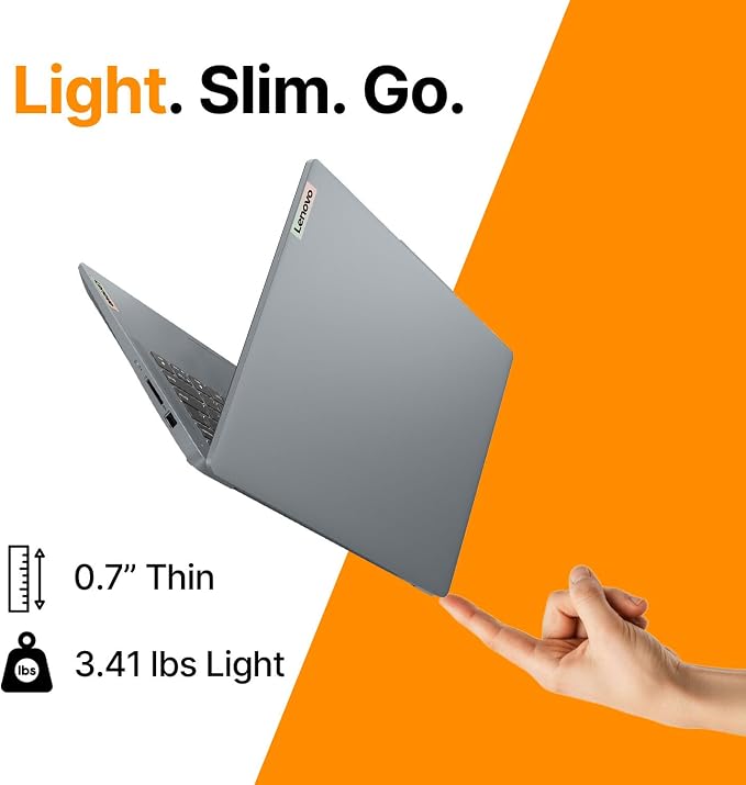 Lenovo IdeaPad Slim 3i • 15.6" FHD Laptop with Microsoft Office 365 • Intel 4 Cores • 128GB SSD • DDR5 • Quick Setup, Lightweight • Win 11 - Image 7