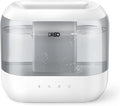 Dreo Humidifiers for Bedroom, 4L Top Fill for Large Room, 36H Runtime, 28 dB Quiet Supersized Cool Mist Air Humidifier for Baby Nursery, Plants, Indoor, Night Light, Easy to Clean & Fill, Gray by DREO