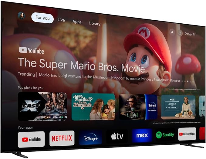 Sony K77XR80 BRAVIA 8 77 inch 4K HDR Smart OLED TV 2024 Bundle with Premiere Movie Streaming Package & TV Setup Bundle with Wall Mount + Surge Adapter + HDMI Cable & More - Image 5