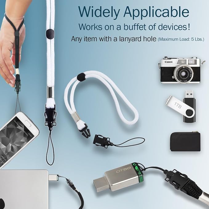 2 Pack Camera & Cell Phone Wrist Strap Adjustable - Image 3