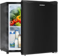 1.7 Cu.Ft Mini Fridge with Freezer for Dorm Office,Black | Compact Refrigerator Office, Energy Saving Small Fridge Reversible Single Door, Low Noise for Bedroom Small Apartment by LiveFreshLiveUnrushed