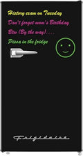 Frigidaire EFR331 Single Door Compact Refrigerator - Adjustable Thermostat Control - Reversible Doors - Front Blackboard, Write and Erase - Ideal for Dorm, Office, RV, Room - Black, 3.2 Cubic Feet by Unknown
