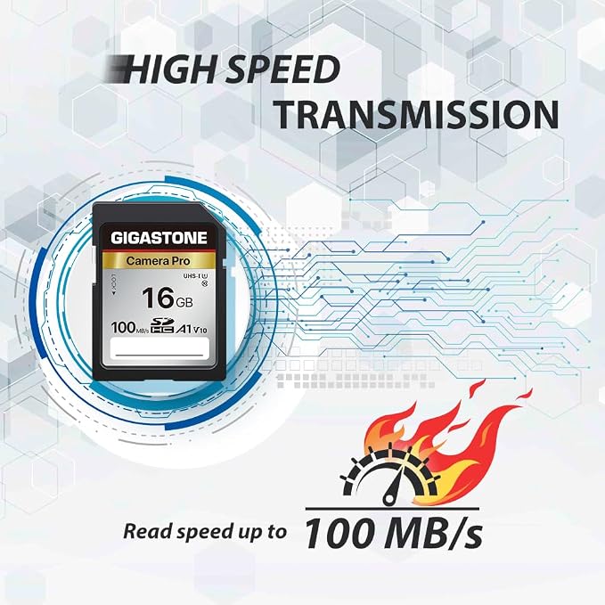 【5-Years Data Recovery】 GIGASTONE 16GB SD Card 2-Pack, Camera Pro, UHS-I A1 V10 - Image 3