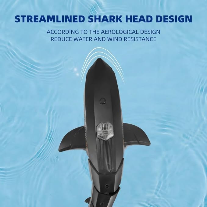 Remote Control Shark Pool with HD Underwater Camera, 2.4G Electric RC Fish Boat - Image 2