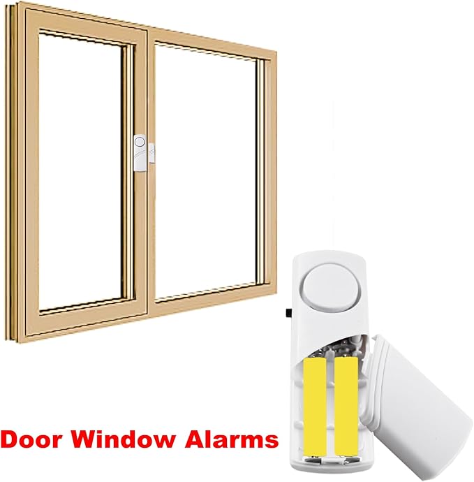 2 Pack Door Window Alarm, Home Magnetic Sensor Alarm, Home Security System Alert - Image 4