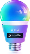 Linkind Matter Smart Light Bulb, Smart Bulbs Work by Linkind
