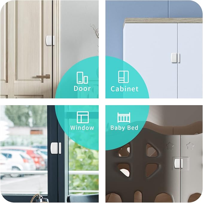 THIRDREALITY Zigbee Contact Sensor 2 Pack, Door and Window Monitor, Home - Image 6
