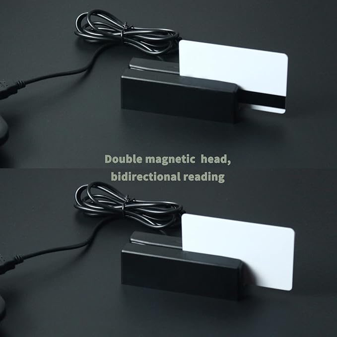 MSR90U Magnetic Strip Card Reader 3 Track USB POS Magstripe Card Reader - Image 5