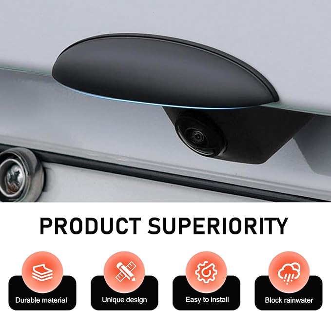 Car Rear View Camera Cover, Waterproof Anti-rain Protective Shield - Image 3