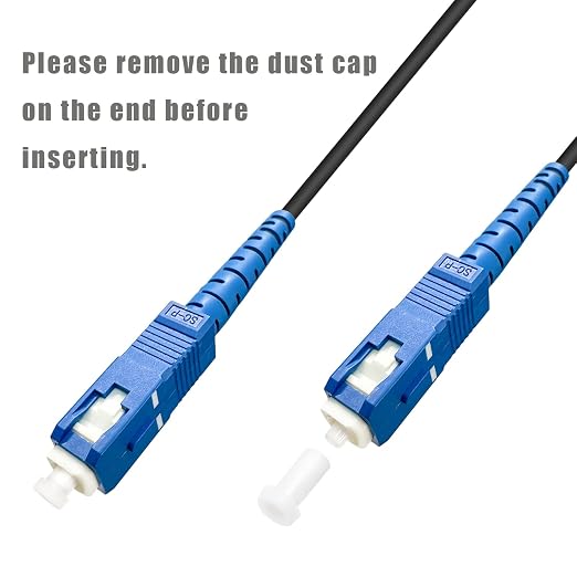 50 Meters SC to SC Fiber Optic Patch Cable, Outdoor Armored Single Mode SC/UPC - Image 5