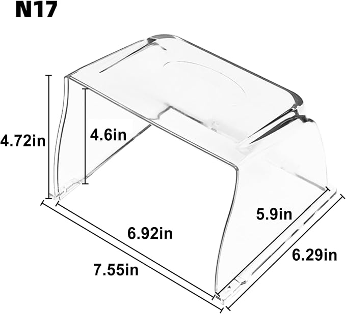 Clear Plastic Time Clock Cover Weatherproof, Time Attandence Machine Rain Cover - Image 6
