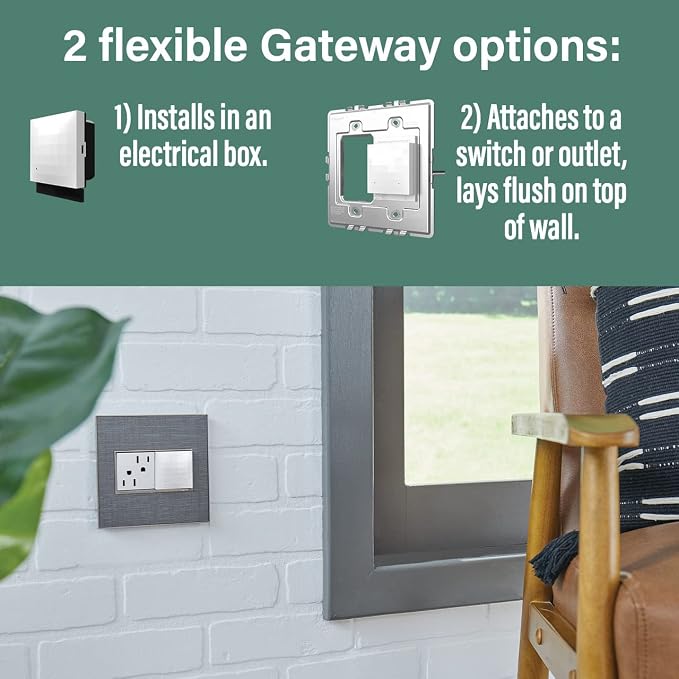 Legrand adorne with Netatmo Smart Home Gateway/Hub in Graphite - Image 5