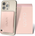 Clutch Pro – World's Thinnest iPhone Charger – Portable Power Bank 5000mAh – Magnetic Built-in Lightning Cable – TSA Approved Travel Charger – iPhone 14 & Earlier – Pink by ClutchCharger