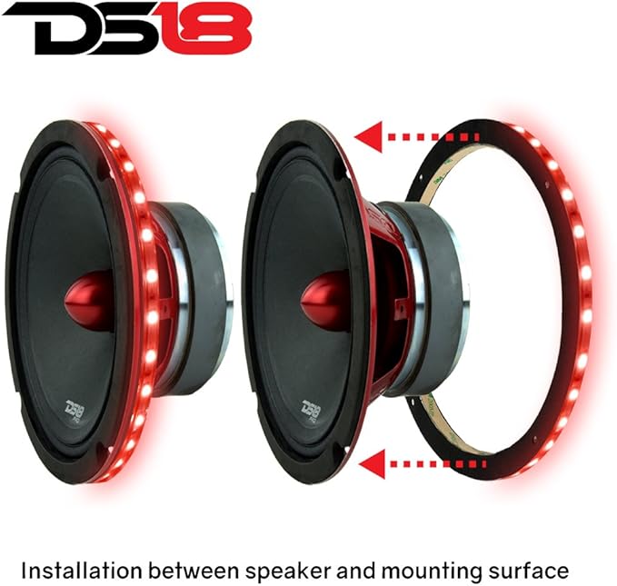 DS18 LRING12 12” RGB LED Speaker Ring – Waterproof Multi-Color LED Light Ring - Image 2