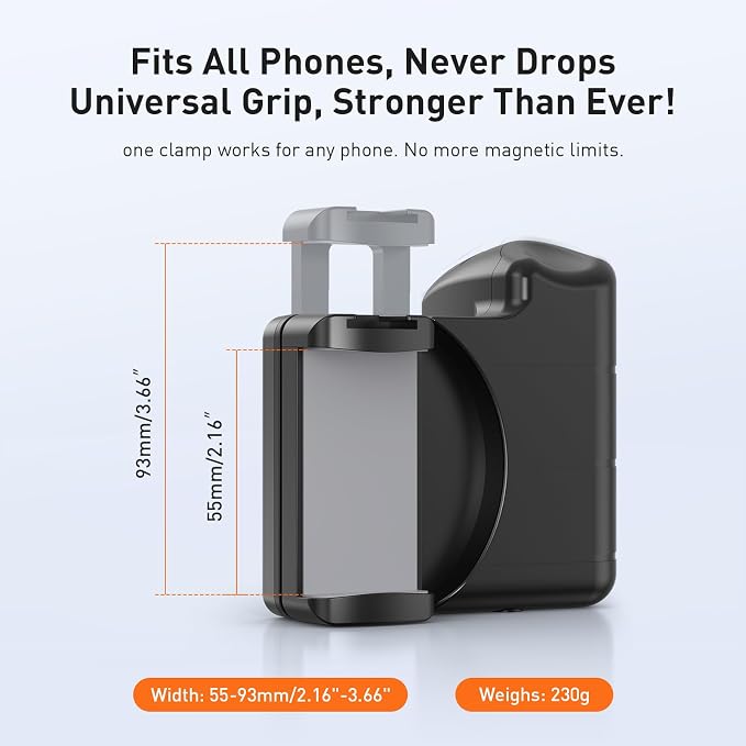 AMAZEAR Shutter Grip for iPhone 17 Pro Max/Android Mobile Phones, DSLR Camera - Image 6