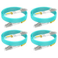 1.6ft/0.5m LC LC Multimode Fiber Patch Cables MMF, MM OM3 Fiber Optic Cable by RamboCables