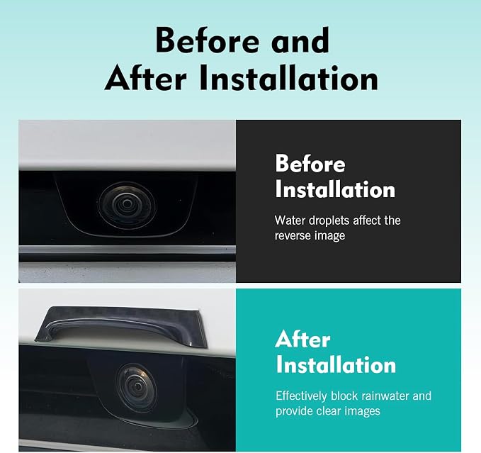 Car Rear View Camera Cover, Anti-rain Backup Camera Cover, 360 Degree Cars Rain - Image 5